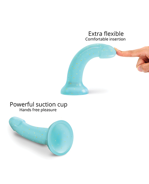 Love to Love Curved Suction Cup Dildolls Nightfall - Blue Love to Love Curved Suction Cup Dildolls Nightfall - Blue