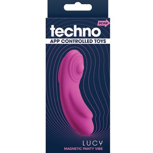 Techno Lucy App Controlled Panty Vibe w-Magnet - Magenta