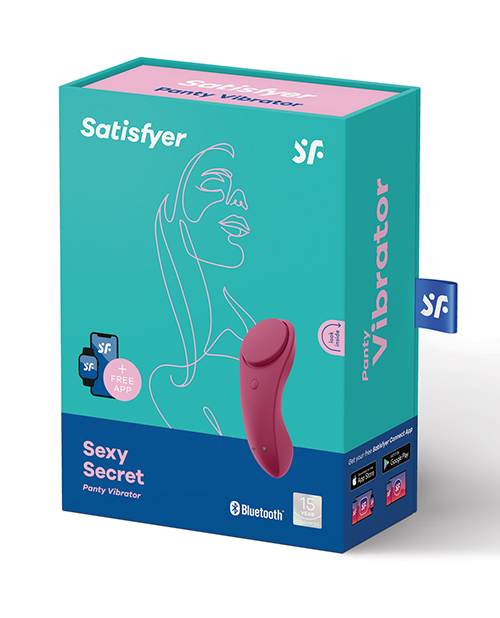 Satisfyer Sexy Secret Panty Vibrator - Red Wine Satisfyer Sexy Secret Panty Vibrator - Red Wine
