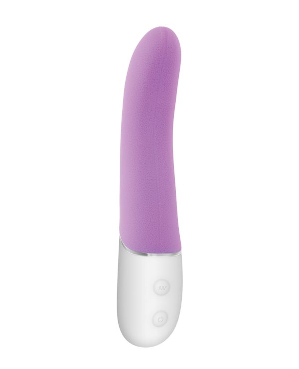 Evolved Slip of the Tongue G-Spot Vibrator - Purple-White