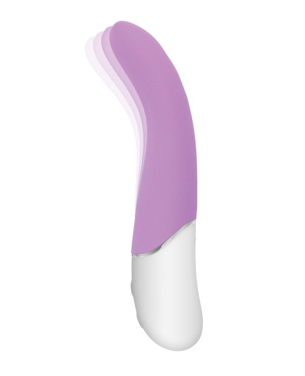 Evolved Slip of the Tongue G-Spot Vibrator - Purple-White