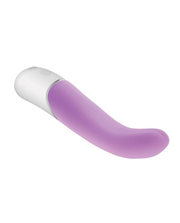 Evolved Slip of the Tongue G-Spot Vibrator - Purple-White