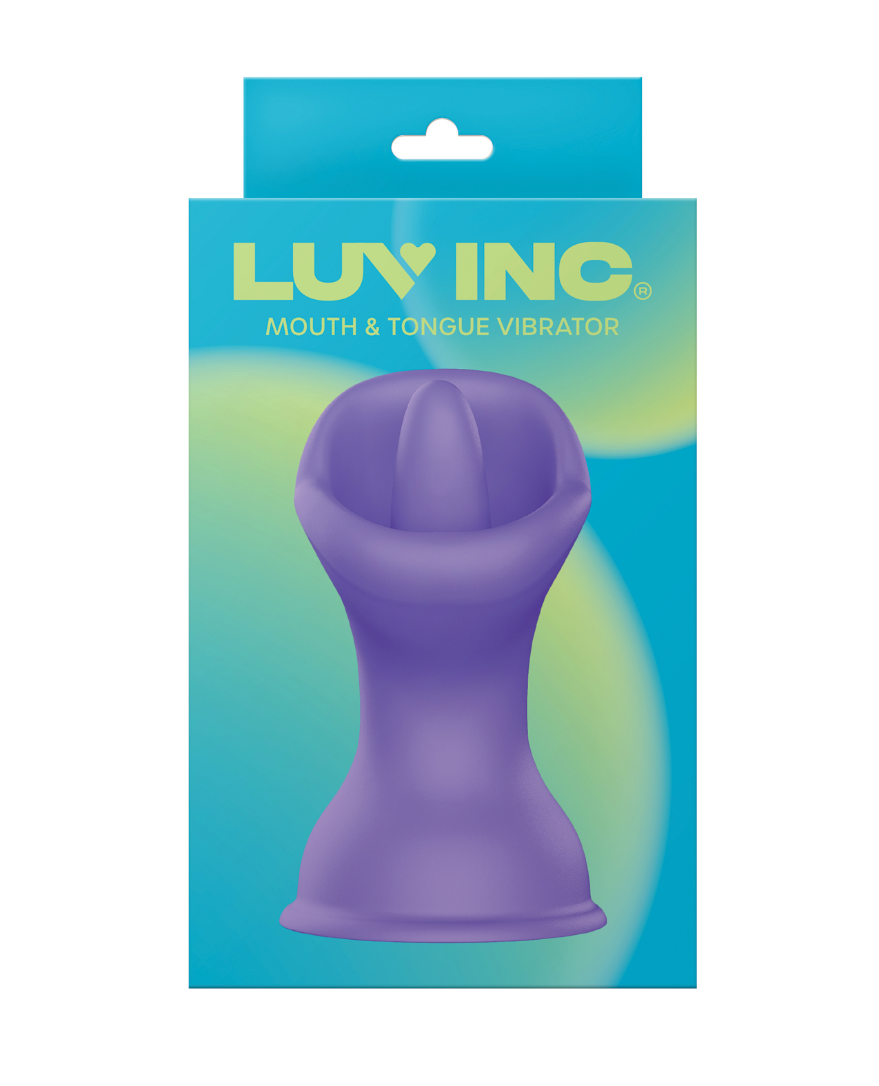 Luv Inc. Mouth & Tougue Suction Cup Vibrator - Purple Luv Inc. Mouth & Tougue Suction Cup Vibrator - Purple