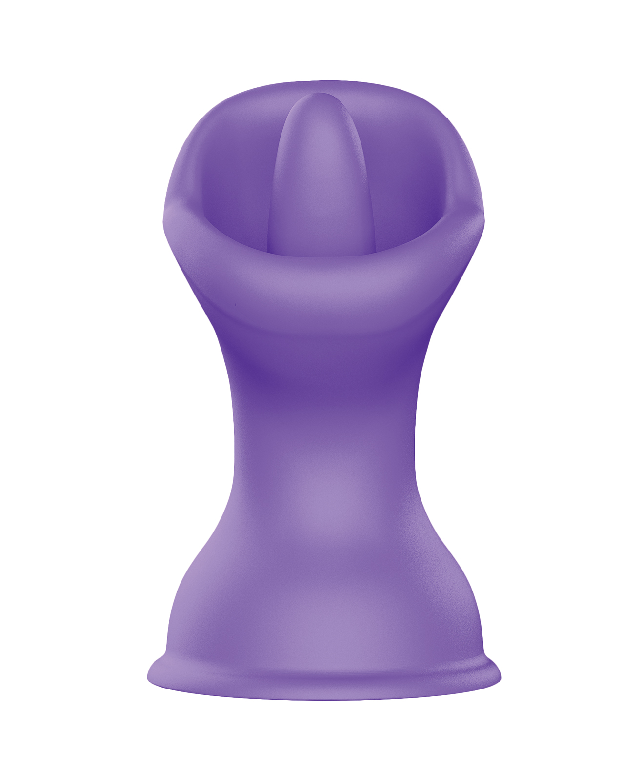 Luv Inc. Mouth & Tougue Suction Cup Vibrator - Purple Luv Inc. Mouth & Tougue Suction Cup Vibrator - Purple