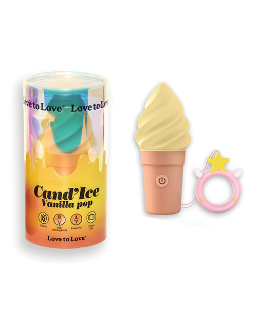 Love to Love Cand'ice Ice Cream Cone Stimulator - Vanilla Pop Love to Love Cand'ice Ice Cream Cone Stimulator - Vanilla Pop