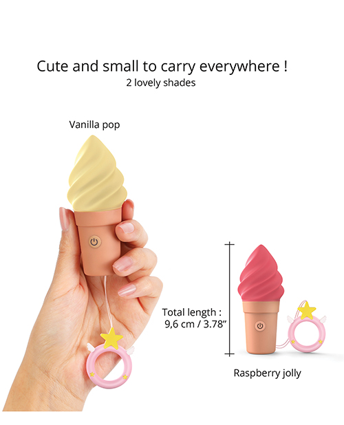 Love to Love Cand'ice Ice Cream Cone Stimulator - Vanilla Pop Love to Love Cand'ice Ice Cream Cone Stimulator - Vanilla Pop