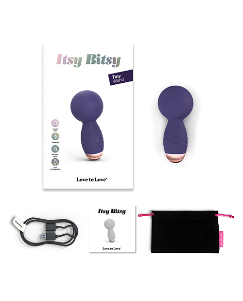 Love to Love Itsy Bitsy Mini Wand - Midnight Indigo Love to Love Itsy Bitsy Mini Wand - Midnight Indigo