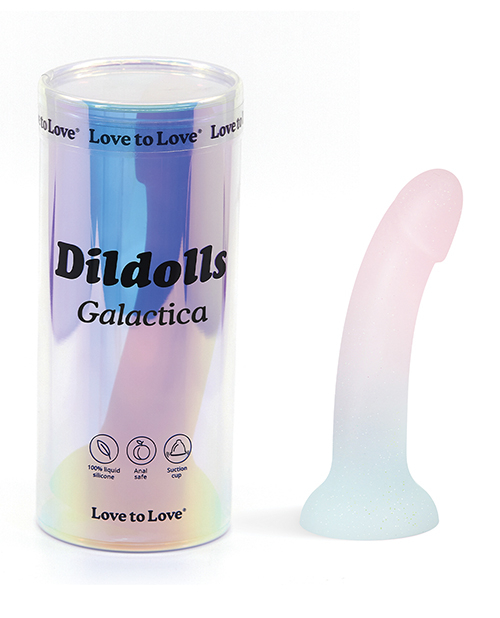 Love to Love Silicone Dildolls Galactica - Unicorn Color w-Glitter Love to Love Silicone Dildolls Galactica - Unicorn Color w-Glitter